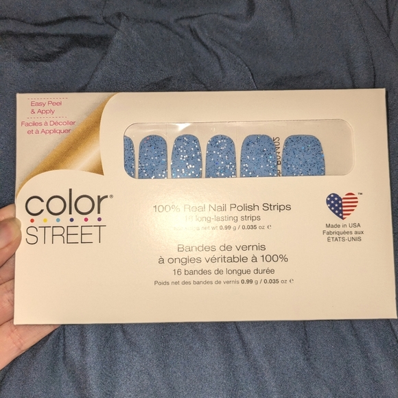 Last chance!Color Street Blue lot 3 Full Manicure Nail Polish Strips and Twosies - Picture 12 of 15